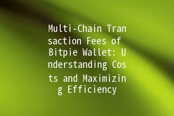 Multi-Chain Transaction Fees of Bitpie Wallet: Understanding Costs and Maximizing Efficiency 💰🔗