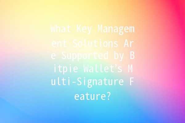 What Key Management Solutions Are Supported by Bitpie Wallet’s Multi-Signature Feature? 🔑✨