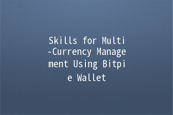 Skills for Multi-Currency Management Using Bitpie Wallet 🪙💼