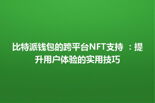 比特派钱包的跨平台NFT支持 🌐💰：提升用户体验的实用技巧