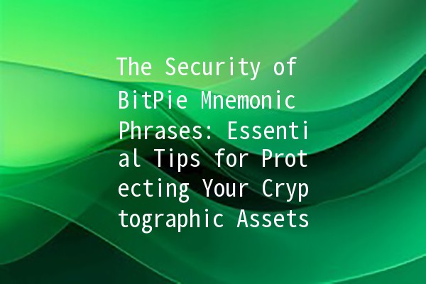 The Security of BitPie Mnemonic Phrases: Essential Tips for Protecting Your Cryptographic Assets 🔒💡